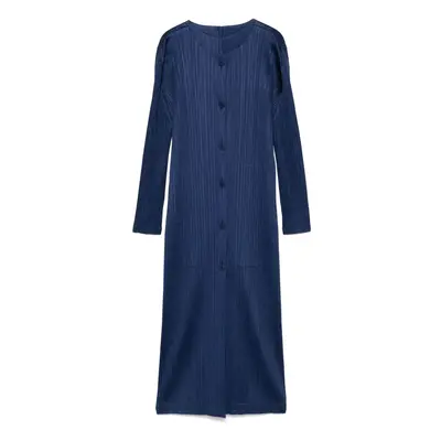 PLEATS PLEASE ISSEY MIYAKE - Pleated Long Cardigan